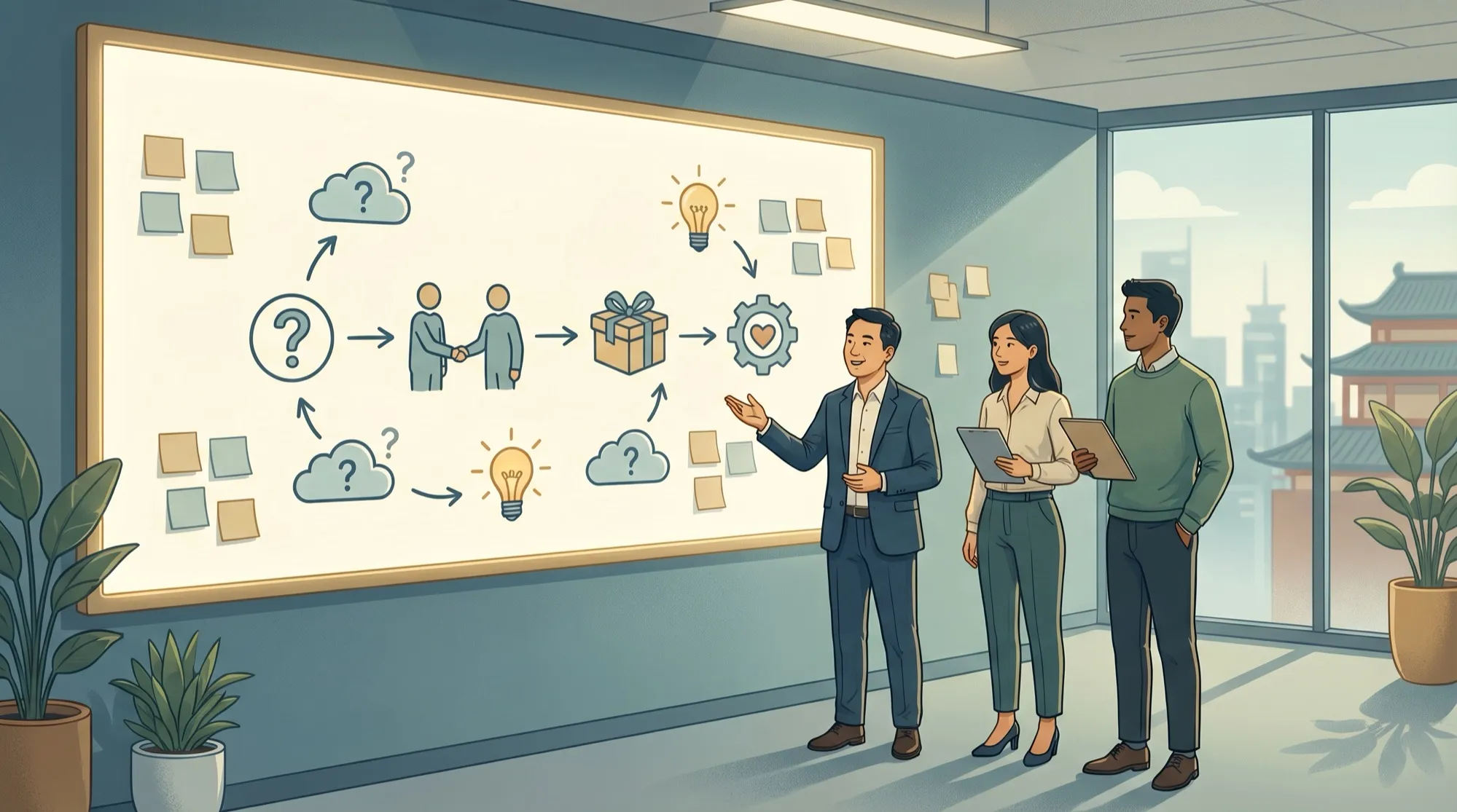 先切一个完整场景，再小步验证客户价值