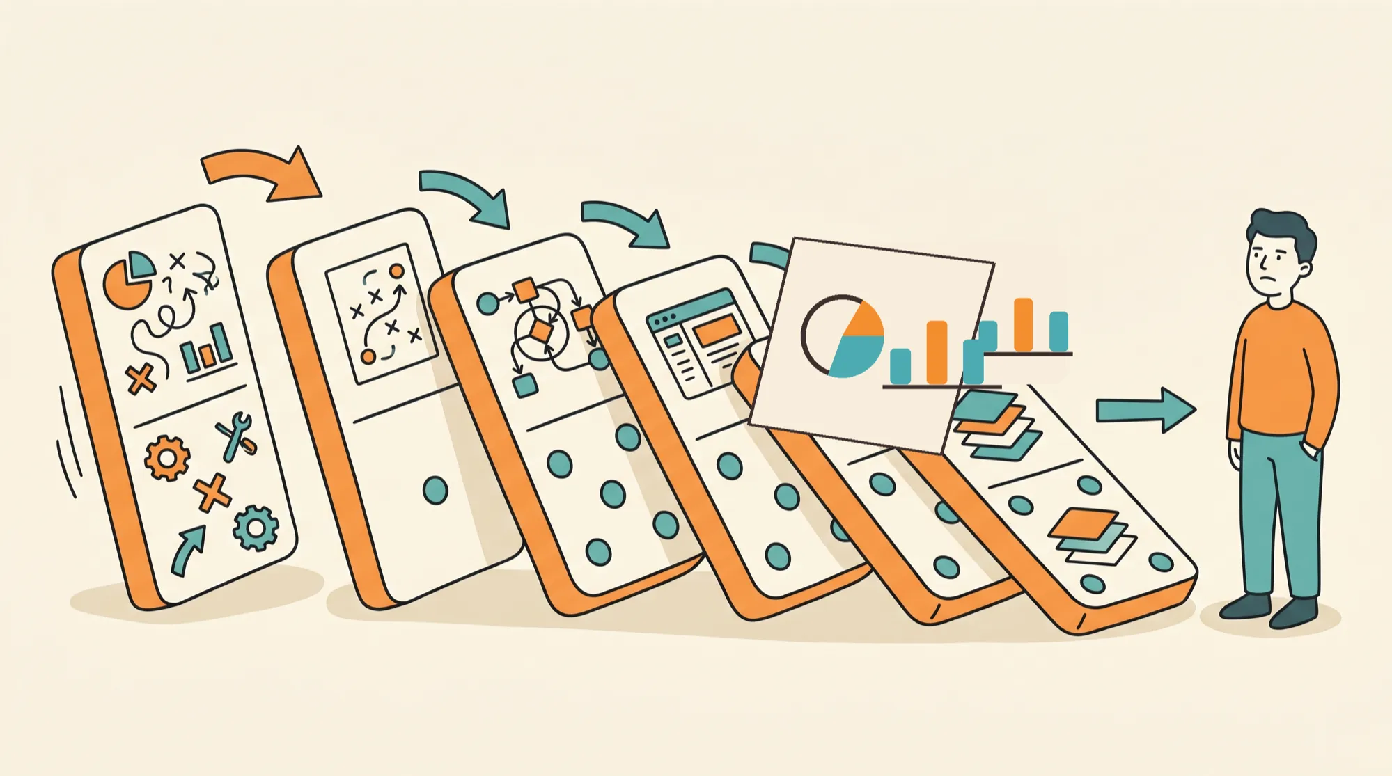 价值定义错了，后续动作像多米诺骨牌一样一路跑偏