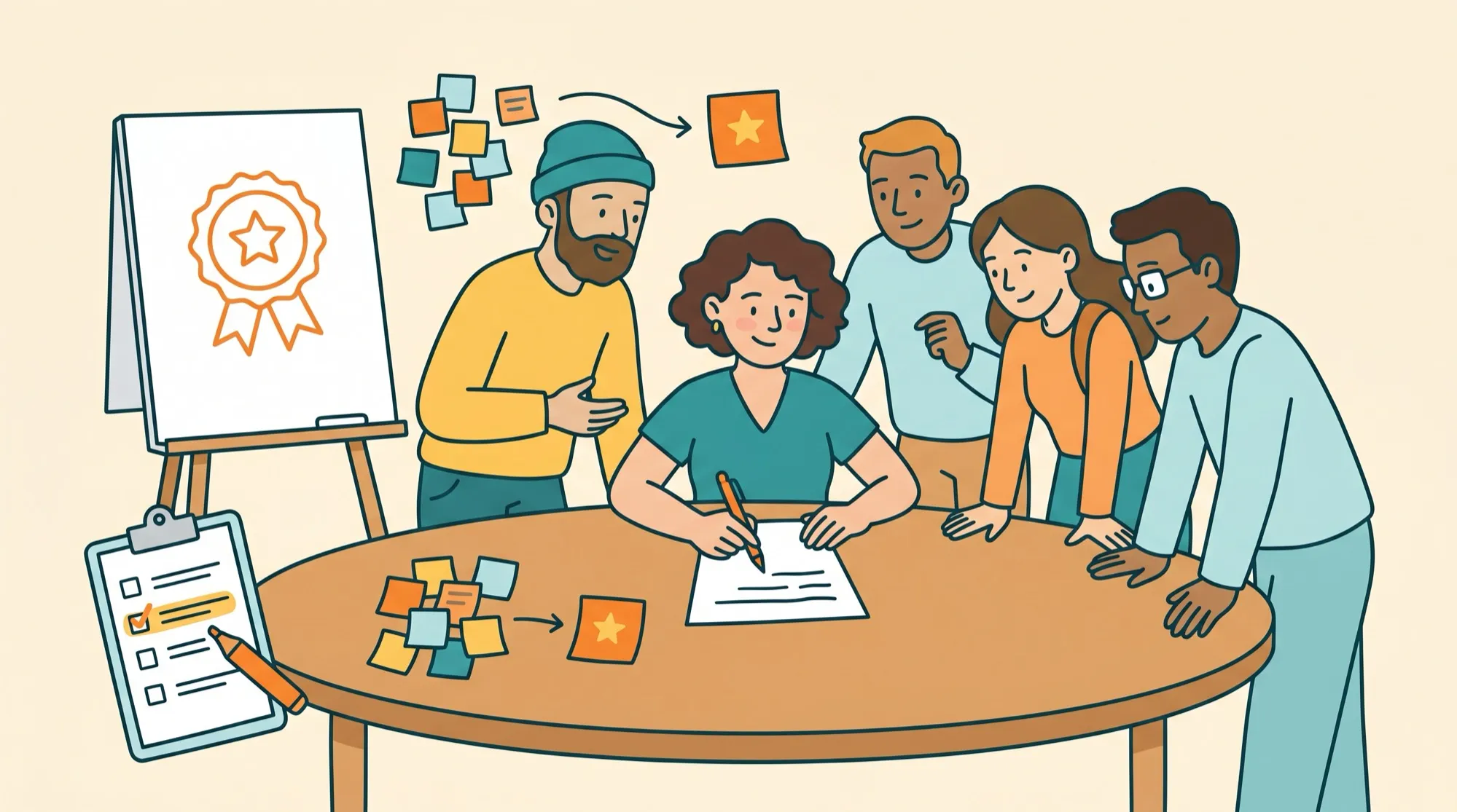 团队围绕一张纸重写客户价值并对齐理解