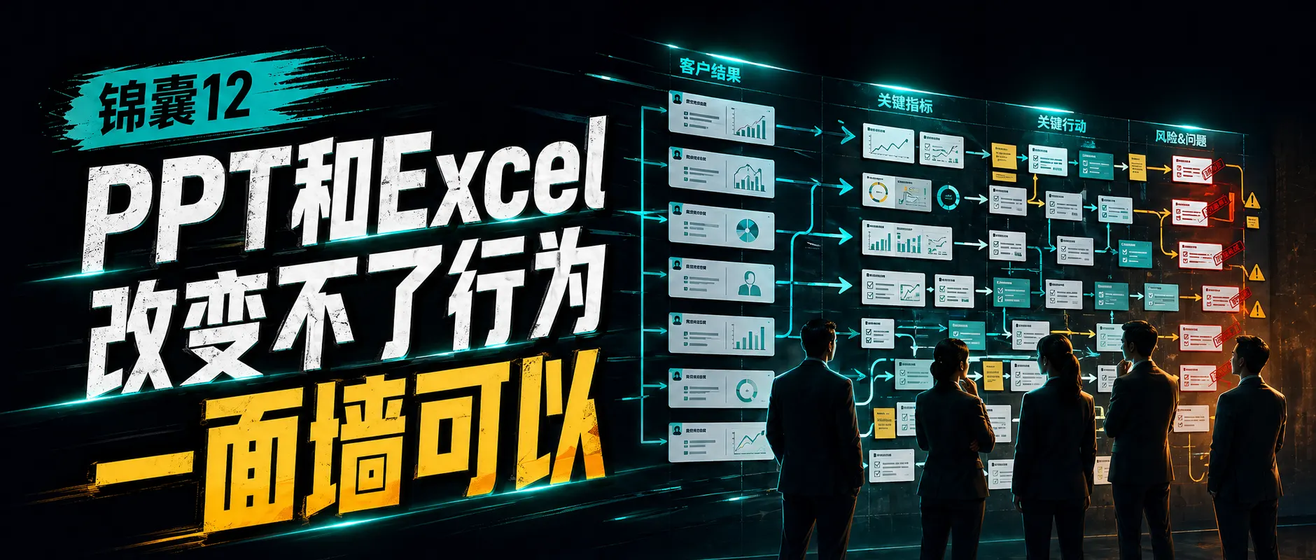 PPT 和 Excel 改变不了行为，但一面墙可以封面