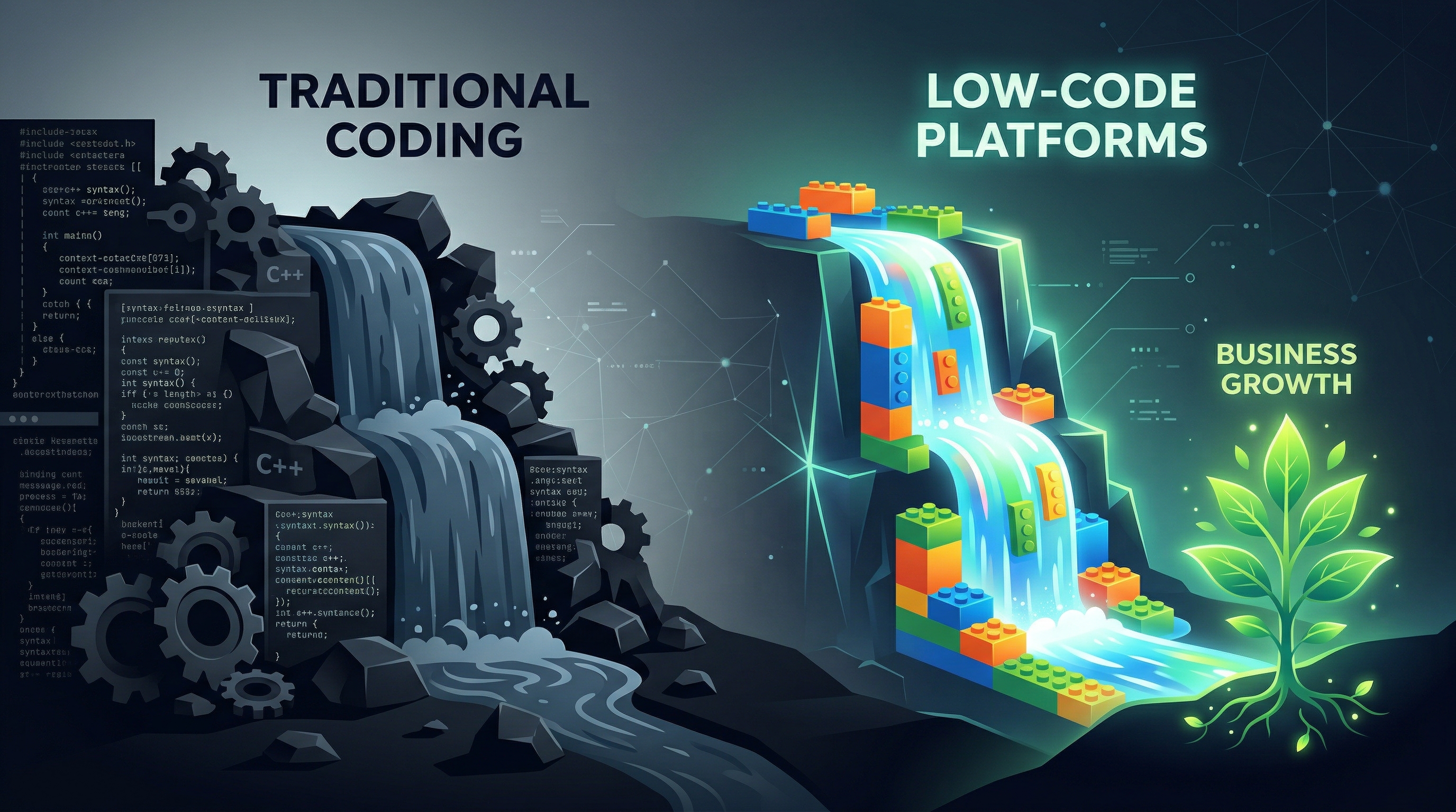零代码 vs 传统开发：时间与成本对比